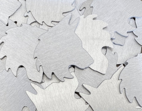 Aluminum Wolf Head Stamping Blanks