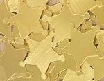 Brass Sheriff Badge Stamping Blanks