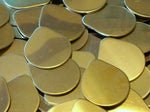 Brass Tear Drops Stamping Blanks