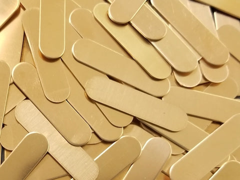 Bronze Oblong Tags Stamping Blanks