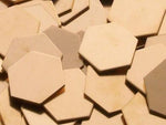 Bronze Hexagons Stamping Blanks