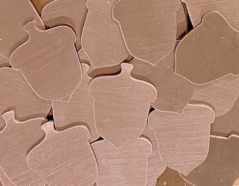 Copper Acorn Stamping Blanks