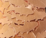 Copper Fish Stamping Blanks