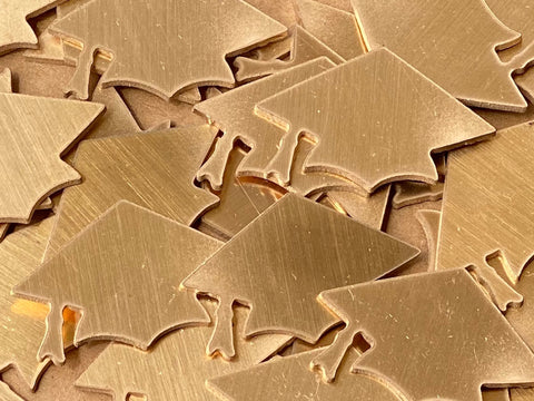 Bronze Graduation Cap Stamping Blanks