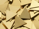 NuGold Triangles Stamping Blanks