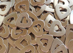 Pewter Heart Washers Stamping Blanks