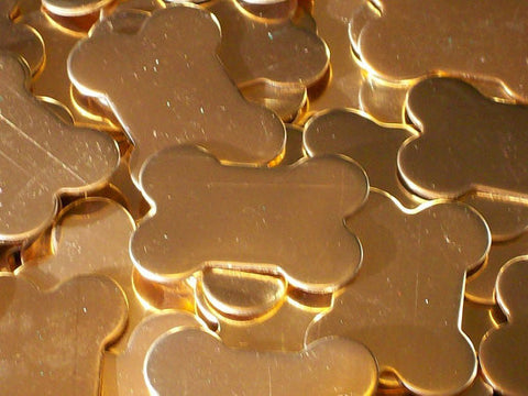 Bronze Dog Bones Stamping Blanks