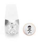 Daddy Stick Figure Design Stamp, 7MM