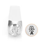 Mama Stick Figure Design Stamp, 7MM