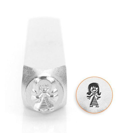 Mommy Stick Figure Design Stamp, 7MM