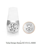 Tulip Design Stamp, 6MM